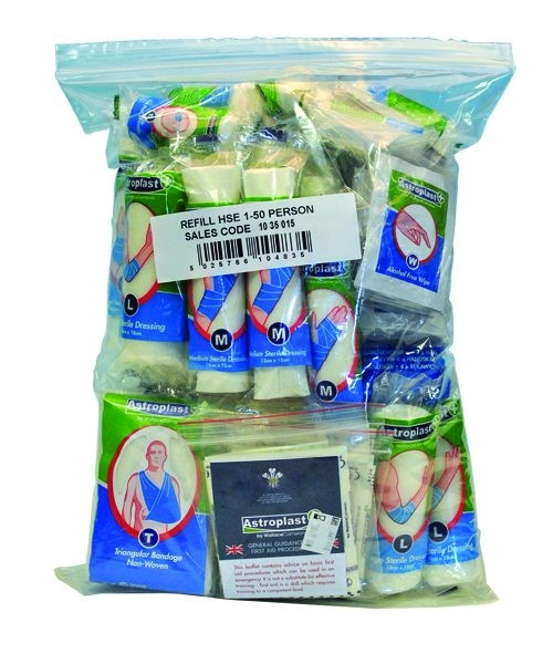 ASTROPLAST STANDARD FIRST AID KIT REFILL, 100-UNIT - View #4