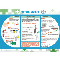Office Safety Poster 590mm x 420mm - Workplace - Posters - Safety ...
