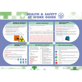 Health & Safety At Work Guidance Poster 590mm x 420mm