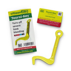 Tourni-Key with Anti-Pinch Card in Bag