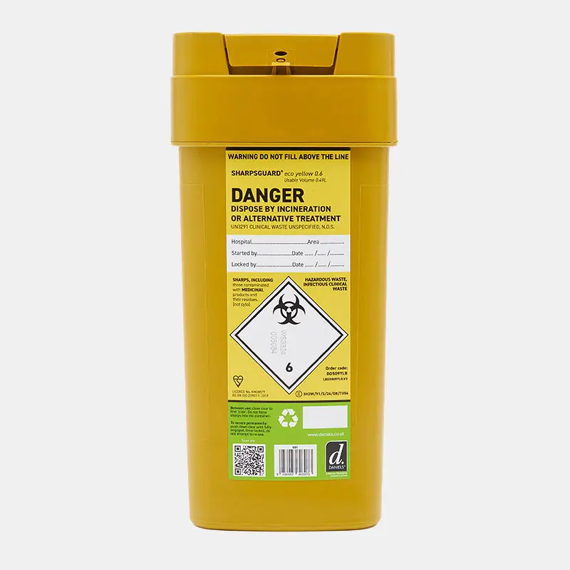 Biohazard Sharps Disposal Container - Wallace Cameron